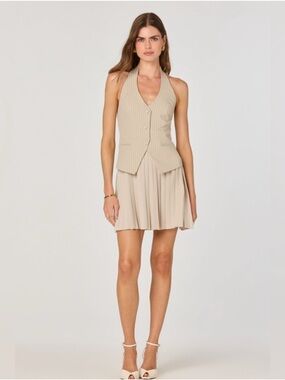 NWT ASTR The Label vest halter Mini Dress size XS